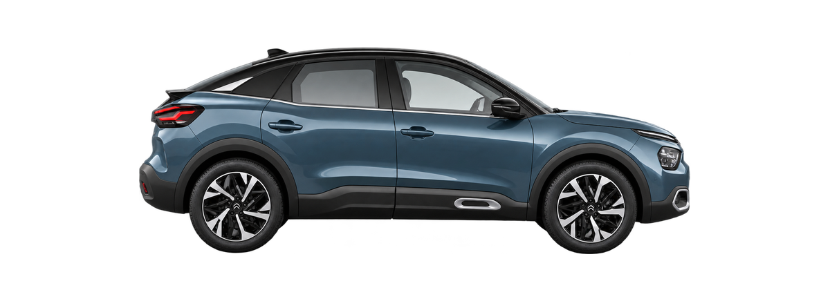 Citroën C4 en vista lateral