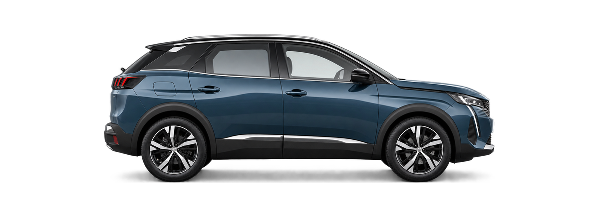 Peugeot 3008 en vista lateral