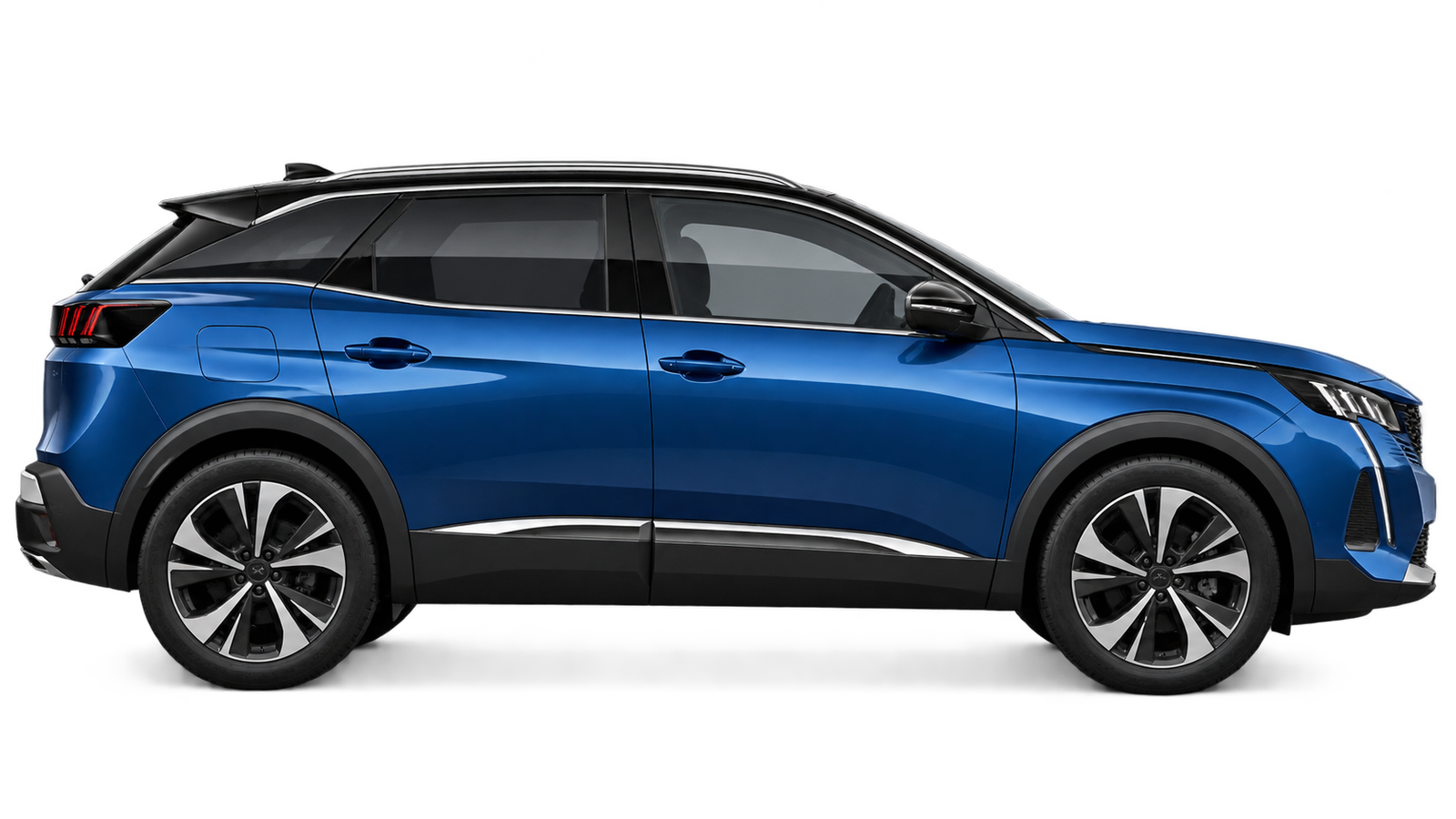 Peugeot 3008 en vista lateral