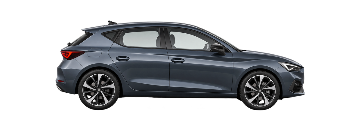 SEAT León en vista lateral